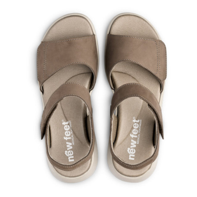 Sandalo donna leggero, Sand, New Feet