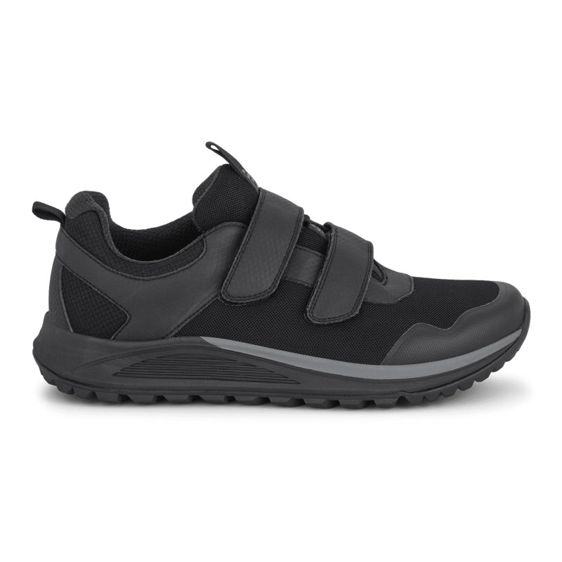 Green Comfort herresko med velcro - Sort