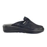 Rohde slipper donna con stretch - Nero