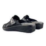 Rohde slipper donna con stretch - Nero