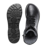 New Feet lang damestøvle - Sort - Seniorshop