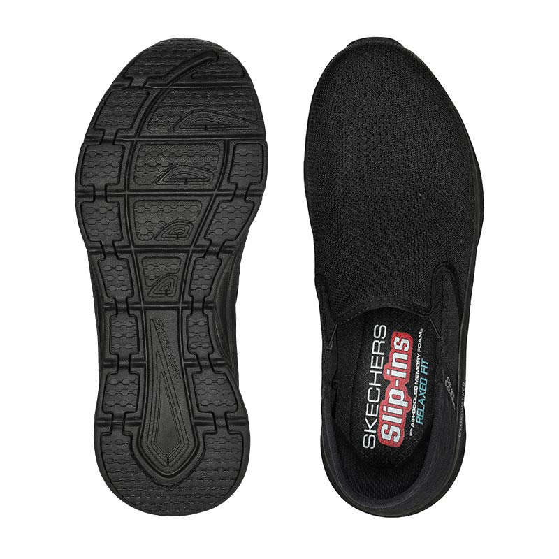 Skechers sporty slip-in scarpe da ginnastica uomo - Nero