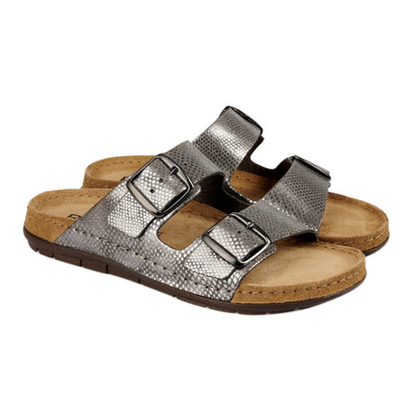 Rohde damesandal -Metallic