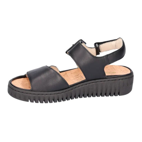 Waldläufer classico sandalo da donna - Nero