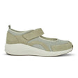 Green Comfort damesko med rem - Grøn - Seniorshop