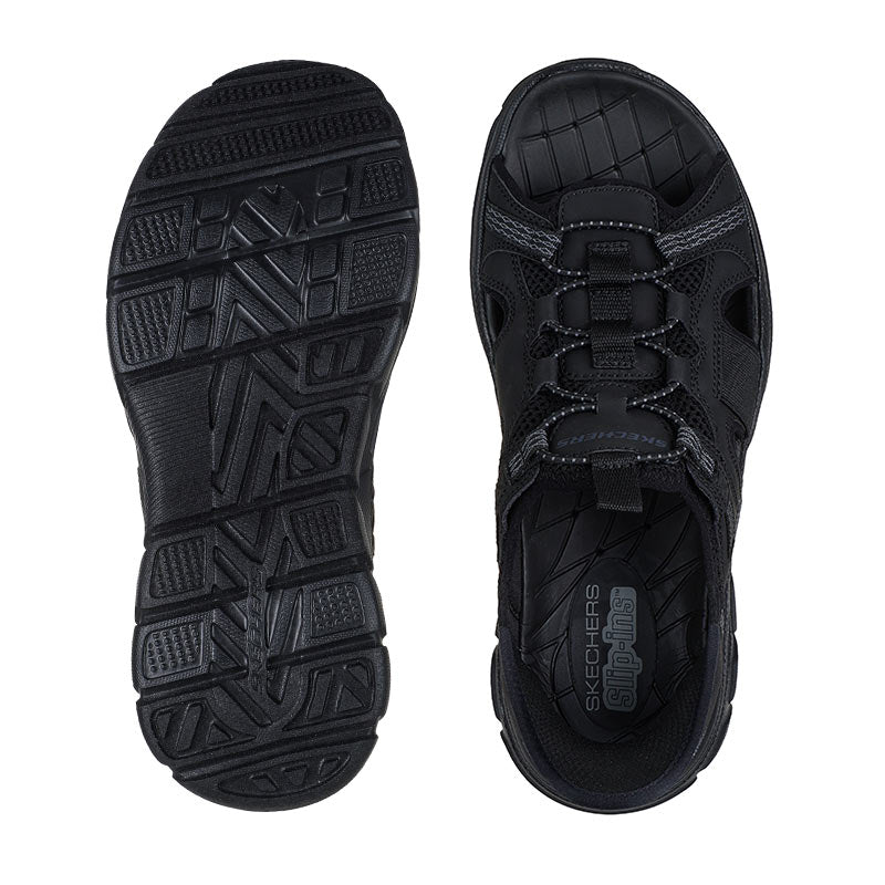 Slip-in men's sandal, Black, Skechers