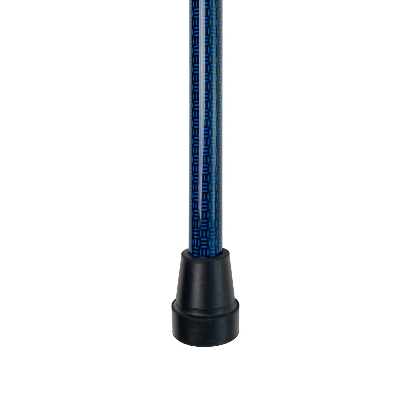 Bastone con altezza regolabile, Nero/Blu