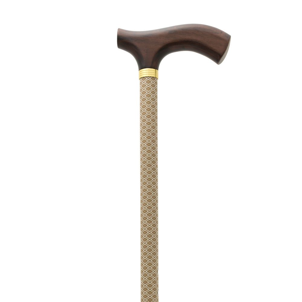 Stok med justerbar højde - Beige mønster