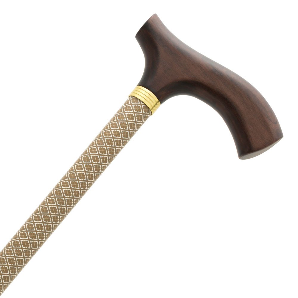 Stok med justerbar højde - Beige mønster
