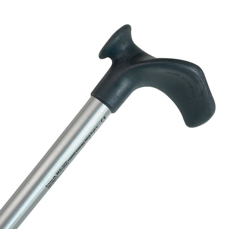 Bastone con altezza regolabile, manico ergonomico
