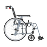 Sedia a rotelle leggera e facile da trasportare