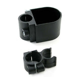 Stokkeholder med clips og cup til rollator