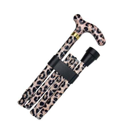 Sammenklappelig stok - Leopardmønster