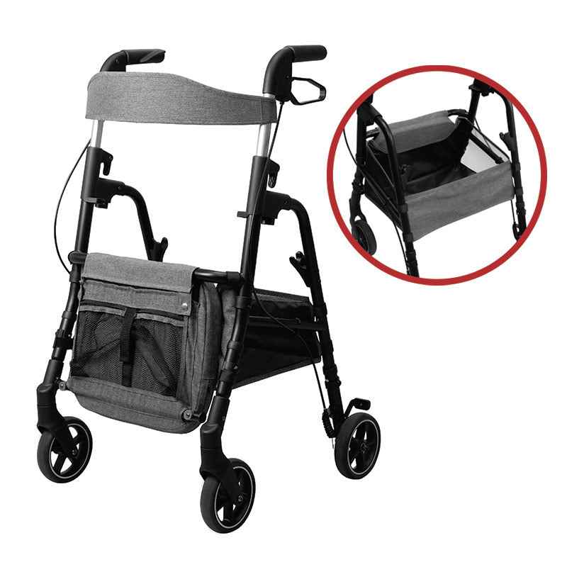 W4 rollator / carrello della spesa, Blu