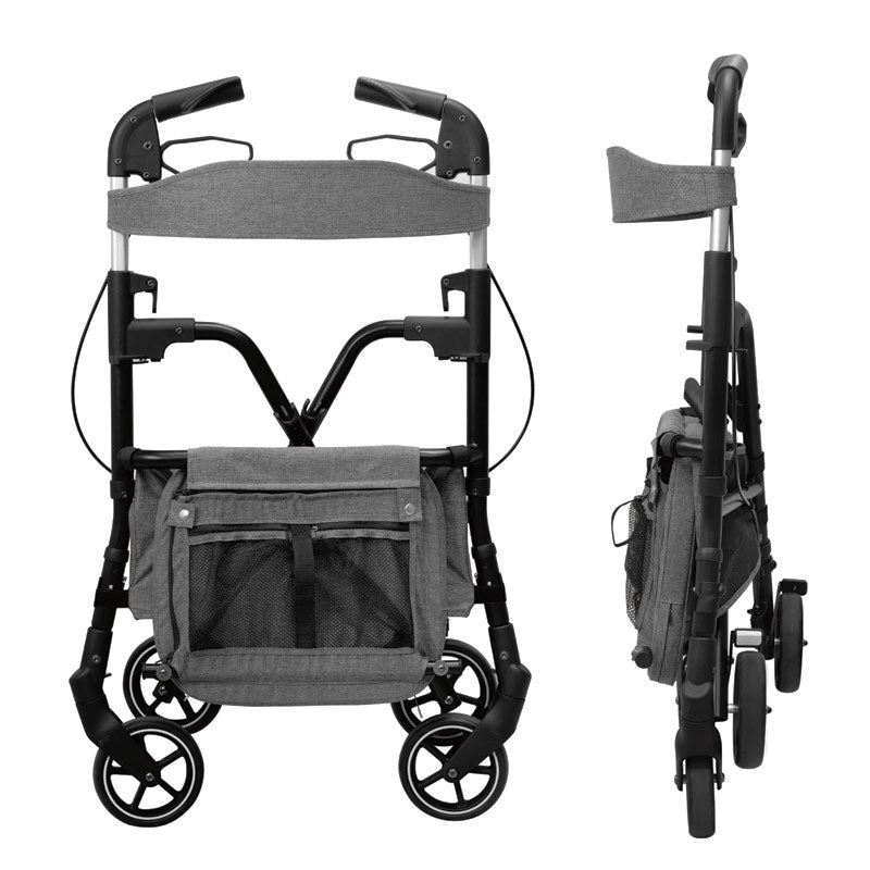 W4 rollator / carrello della spesa, Blu