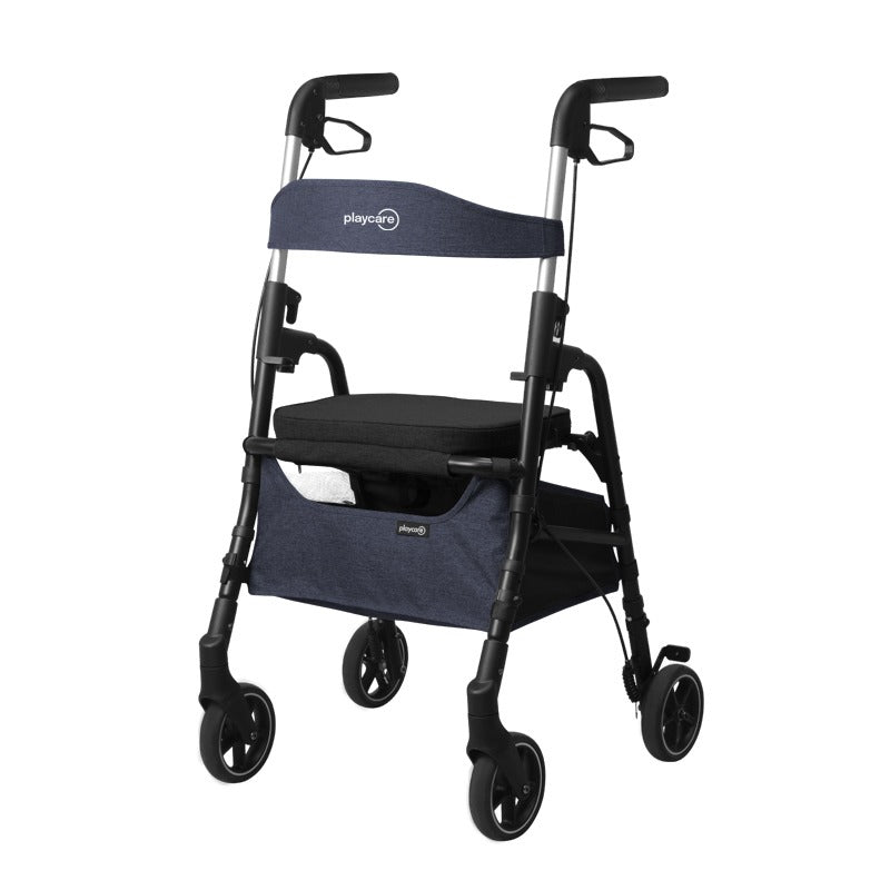 W4 rollator / carrello della spesa, Blu