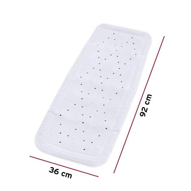 Tappetino da bagno antiscivolo, 36 x 92 cm