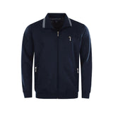 Cardigan med lynlås - Marineblå - Seniorshop