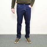 Jeans con elastico e stretch - Blu scuro
