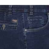 Jeans con elastico e stretch - Blu scuro