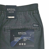 Shorts with elastic waist, Dusty Blue