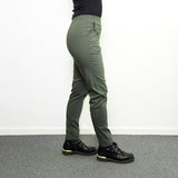 Pantaloni foderati da donna - Khaki verde
