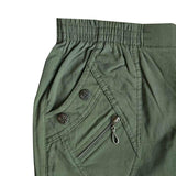 Pantaloni foderati da donna - Khaki verde