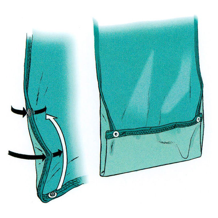 Spisestykke med plastoverflade